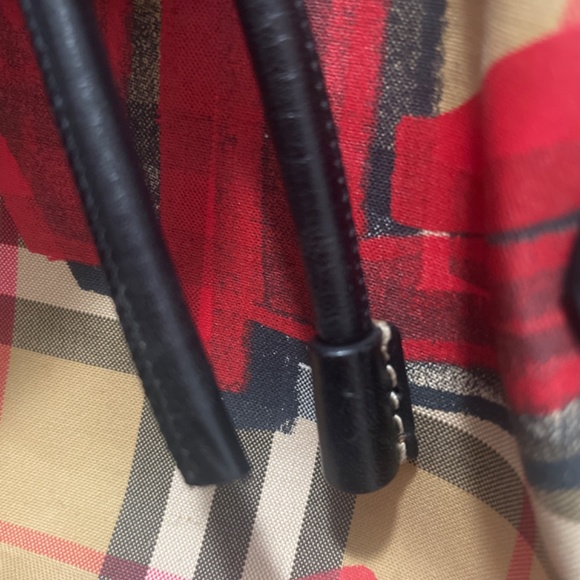 Burberry medium rucksack graffiti print red main image 4